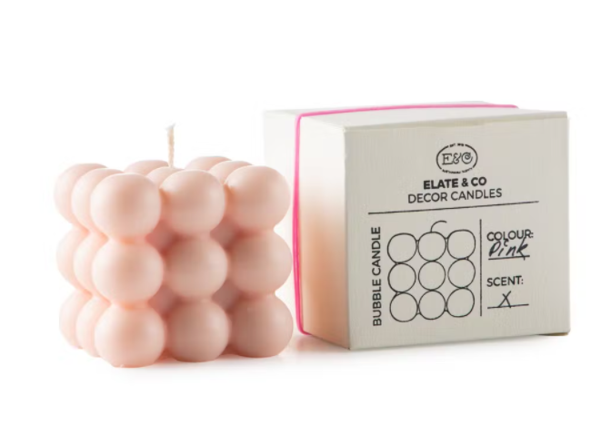 BUBBEL CANDLE PINK