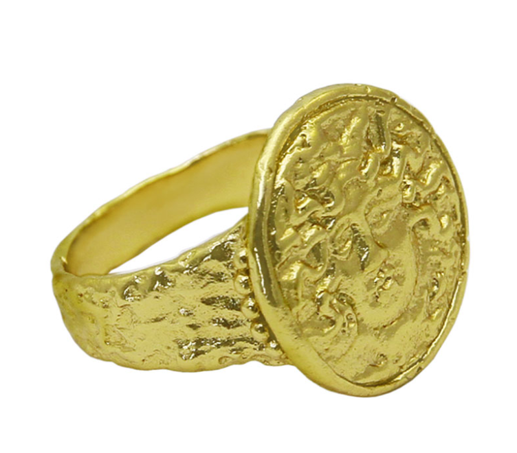 Ring Medusa gold Gr 58